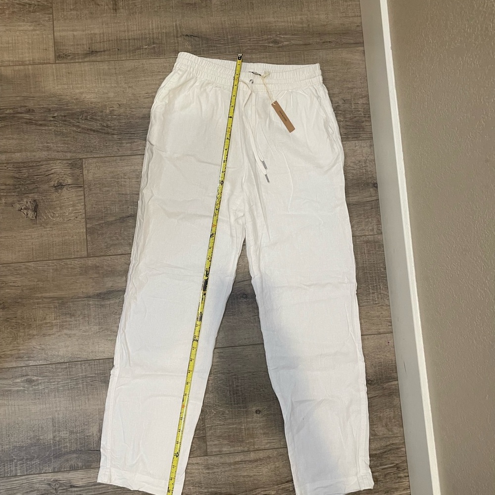 Love Tree White Straight Leg Pants